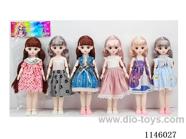 12’ 30cm 21 jointed solid doll mix and match