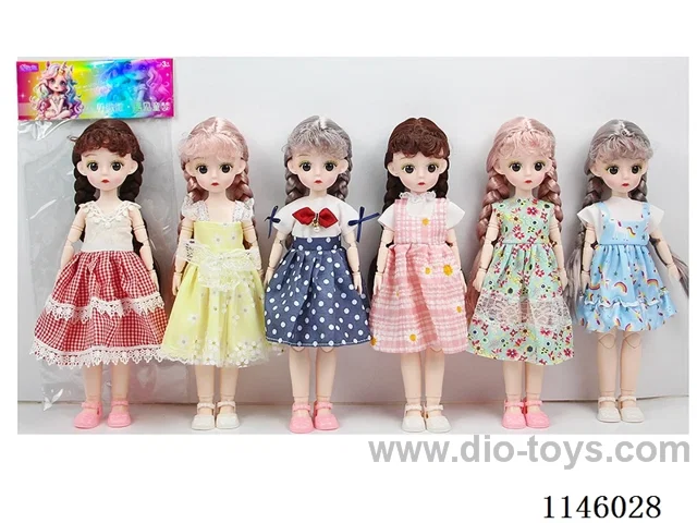 12’ 30cm 21 jointed solid doll mix and match