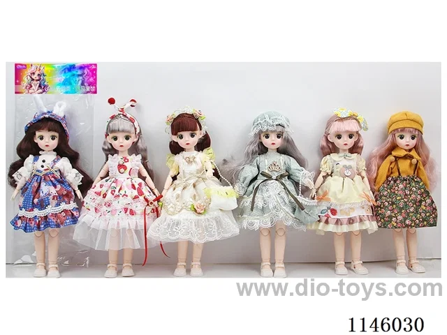 12’ 30cm 21 jointed solid doll mix and match