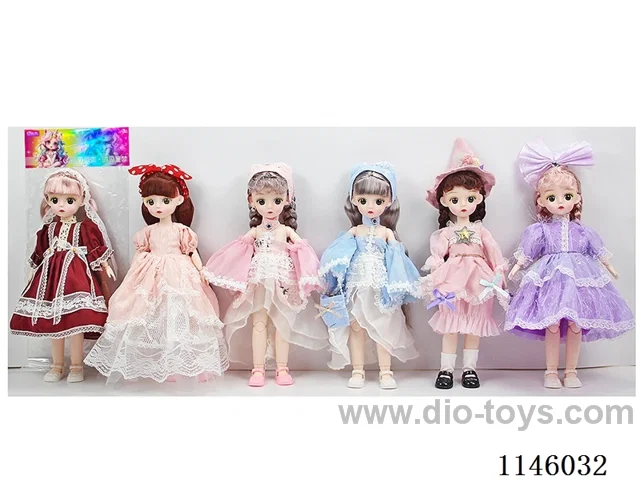 12’ 30cm 21 jointed solid doll mix and match