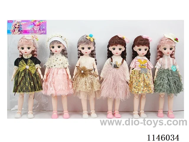 12’ 30cm 21 jointed solid doll mix and match