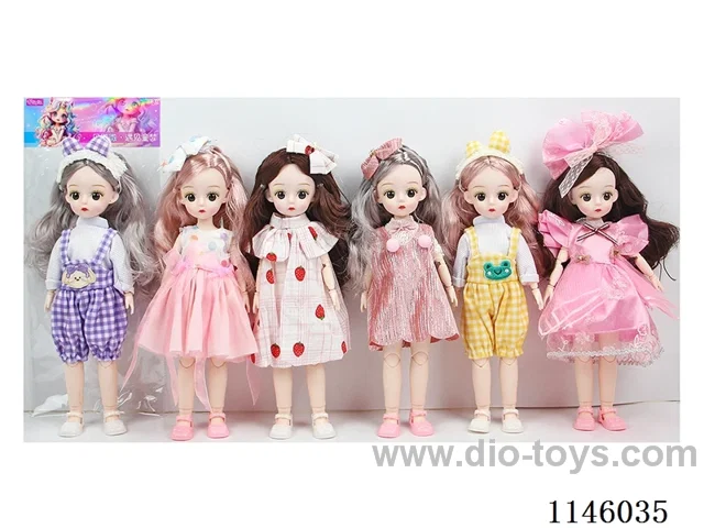 12’ 30cm 21 jointed solid doll mix and match