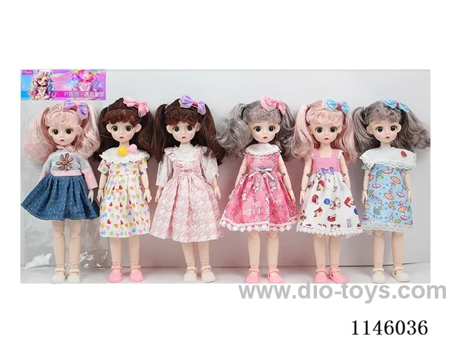 12’ 30cm 21 jointed solid doll mix and match