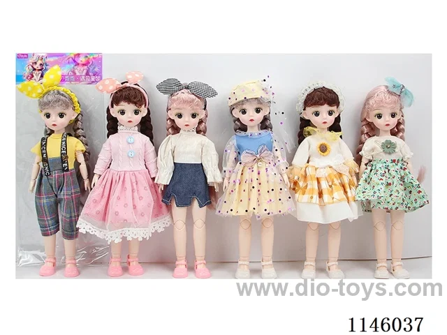 12’ 30cm 21 jointed solid doll mix and match