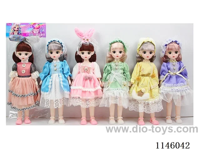 12’ 30cm 21 jointed solid doll mix and match