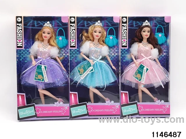 11.5 inch 11 jointed doll set