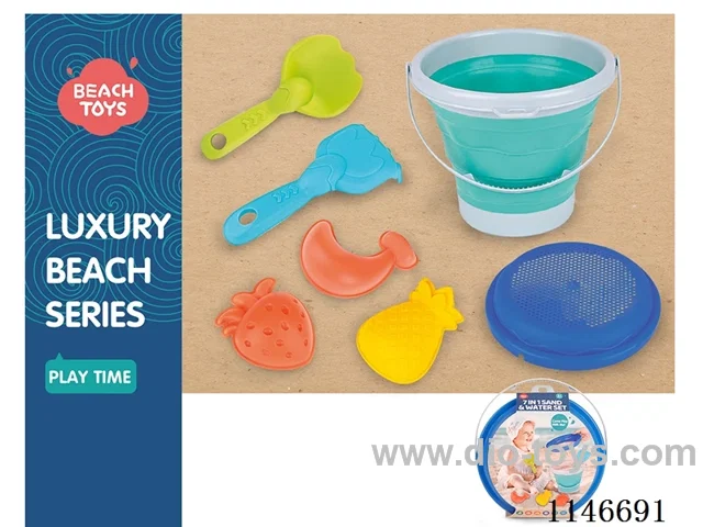 Round Folding Bucket (7 pcs set)
