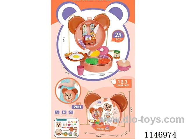 Cartoon Tableware Shoulder Bag