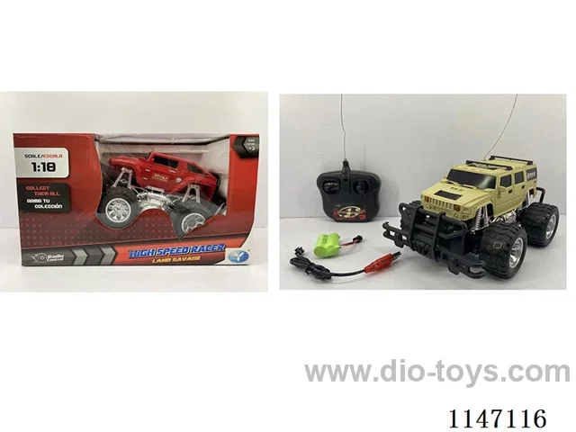 1:18 4ch rc car included battery