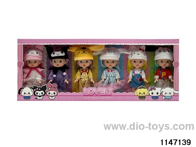 6 inch doll set