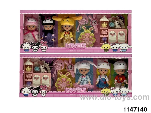 6 inch doll set