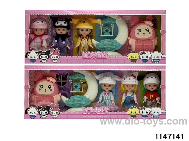 6 inch doll set
