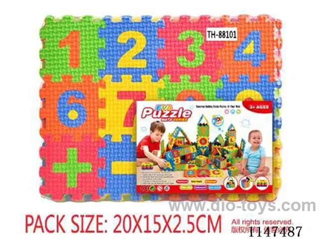 EVA Numbers & Arithmetic Symbols Puzzle 36pcs