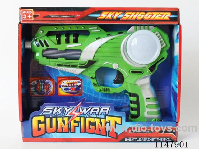 3 Lamps 16 Flash Guns (Painted Green)