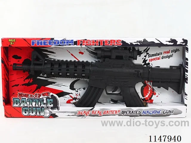 Six light rotating replica guns