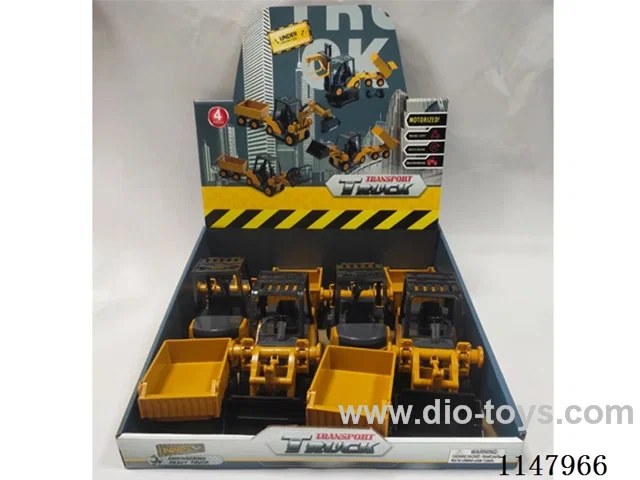 Inertial Engineering Bulldozer-Transporter (4 pieces in a box) with movement