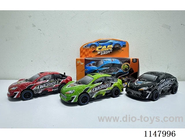 Inertia drift sports car with light music