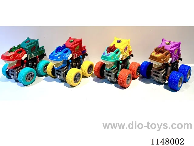 Inertia Lights Musical Dinosaur Car (12PCS)