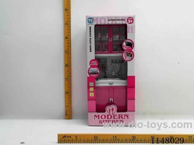 Kitchen set solid pink (2 models)