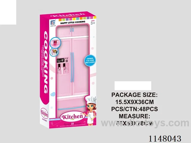 Pink solid colour kitchen, kitchen set