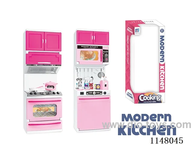 Pink solid colour kitchen set (2 mixes)