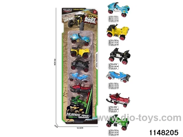 1:64 Scooter Alloy Car