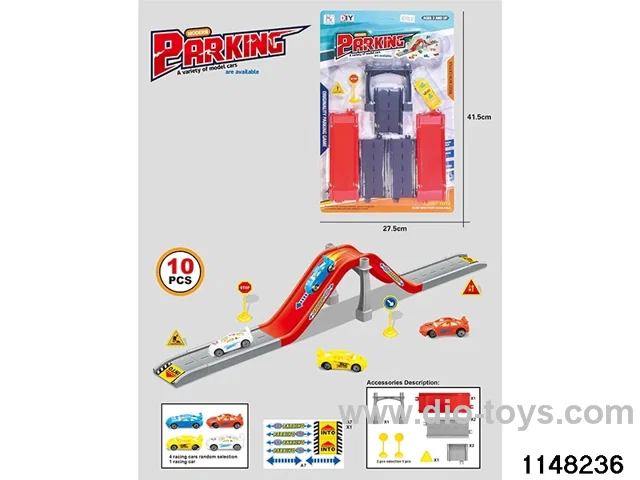 Railway car park set
