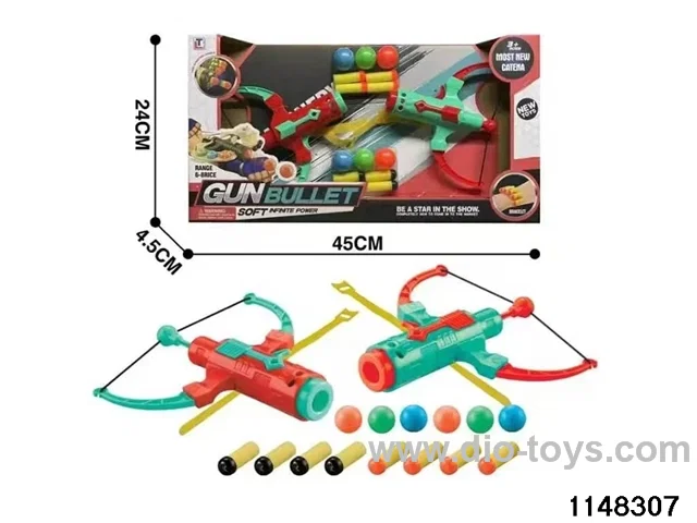 Bow and arrow softball gun