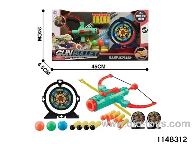 Bow and arrow softball gun