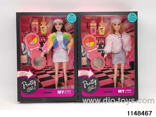 11.5 inch 9 joints doll set