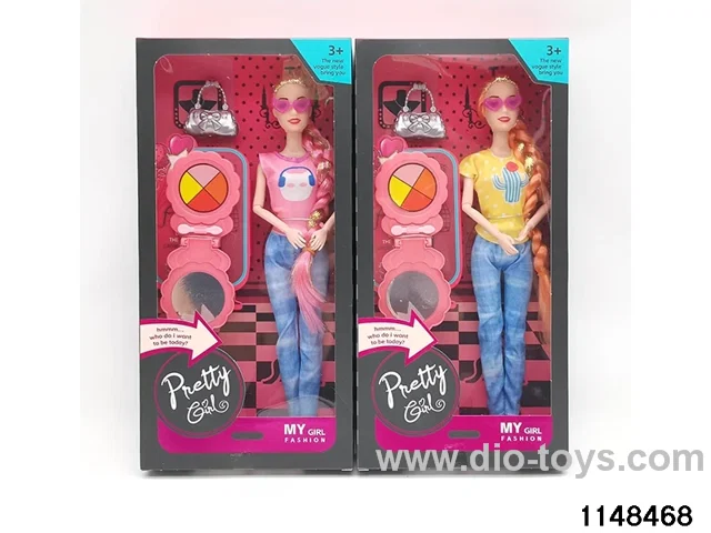 11.5 inch 9 joints doll set