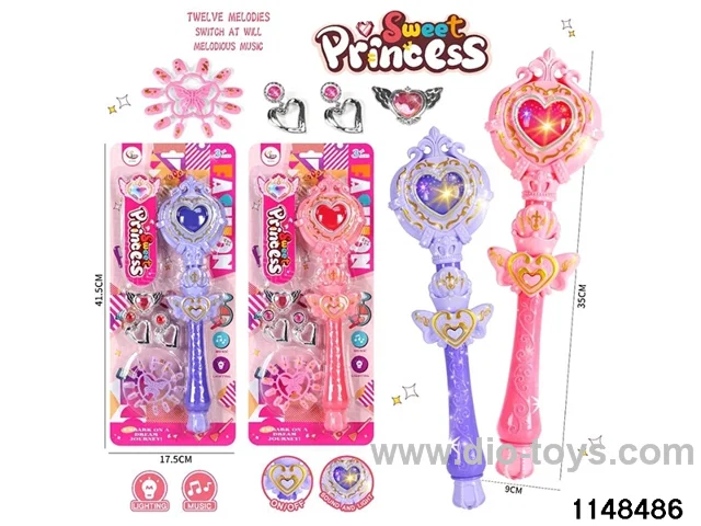 Lights Music Magic Wand Jewellery Set