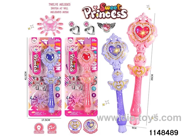 Lights Music Magic Wand Jewellery Set