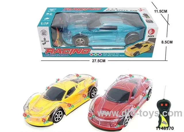 1:18 2 CH RC CAR WITH LIGHT(NOT INCLUDING BATTERIES) IN WINDOW BOX