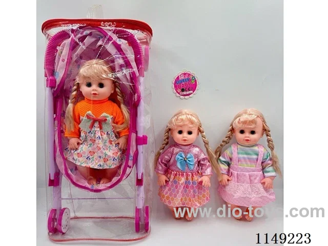 14’ Empty body doll with 4 sound IC and iron trolley