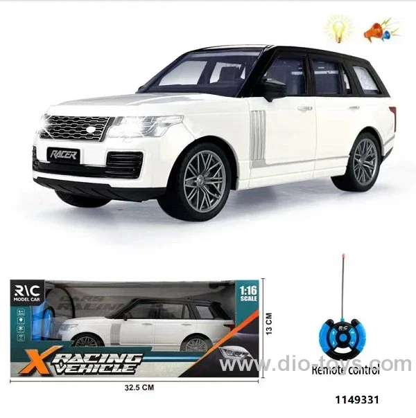 1:16 4CH RC CAR WITH LIGHT(NOT INCLUDED BATTERIES)IN DISPLAY BOX