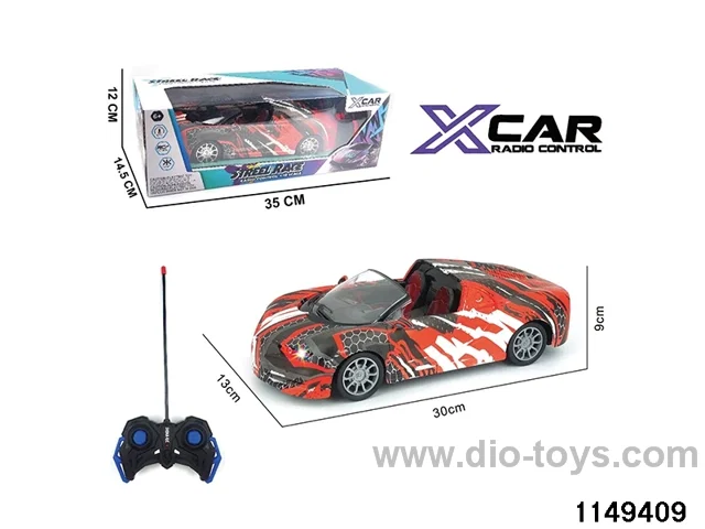 4 ch RC car with headlight