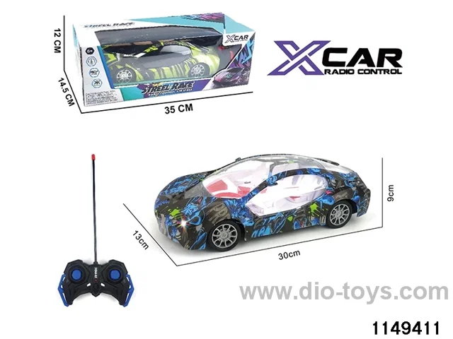 4 ch RC car with headlight