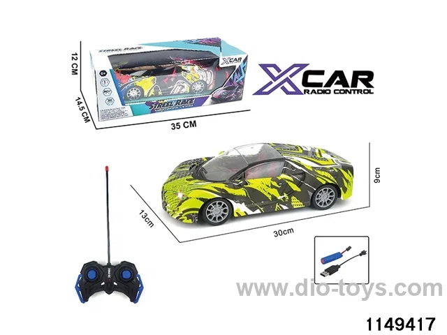 4 ch RC car with headlight (electricity package)