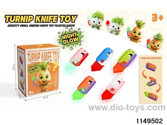 Gravity carrot knife