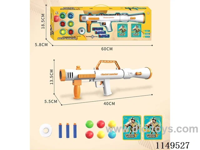 Handheld gun soft bullet gun
