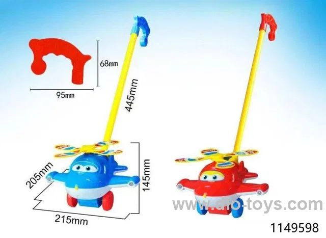 Hand push toy in opp bag