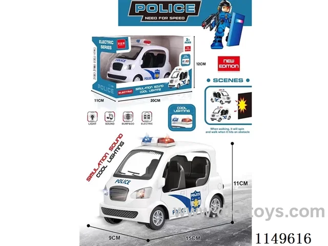 B/O Universal Police Car - Single Colour