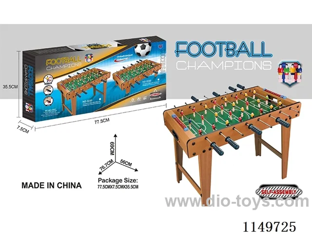 (GCC) Wooden Football Table Long Legs (8 Pole)