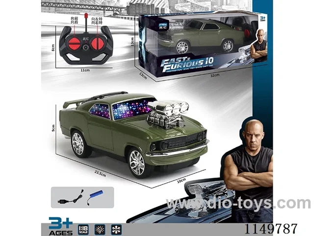1:18 4ch rc car included battery