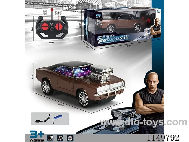 1:18 4ch rc car included battery