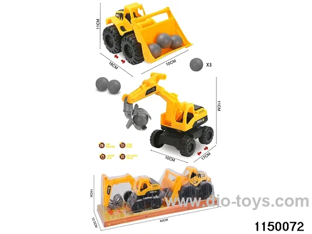 sliding engineering vehicles