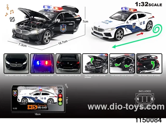 1:32 Alloy pull back car