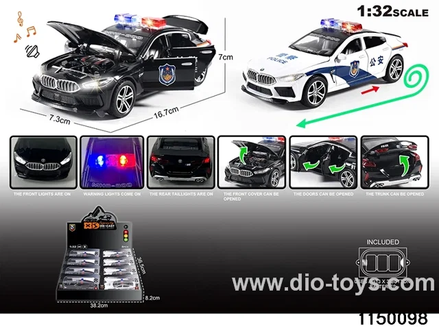 1:32 Alloy pull back car
