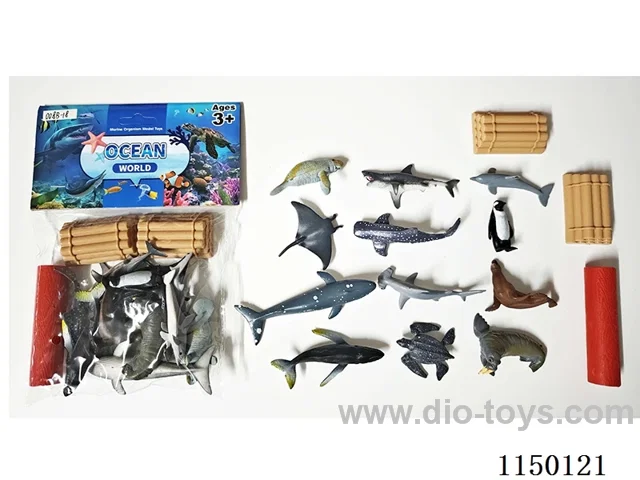 Solid Sea Animals Set